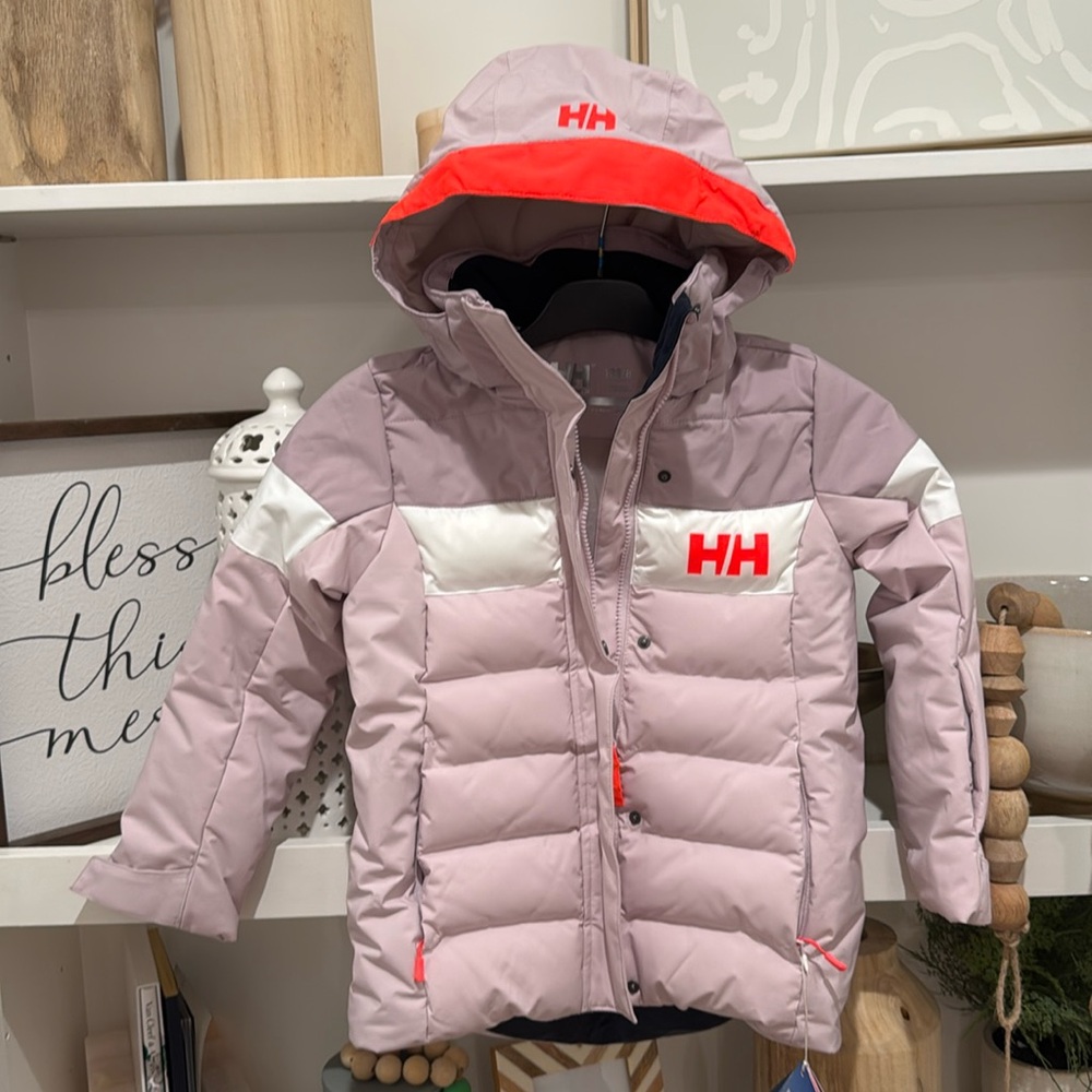 NWT Helly Hansen girls size 8, junior diamond ski jacket